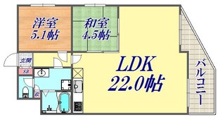 甲南サンシティーの物件間取画像